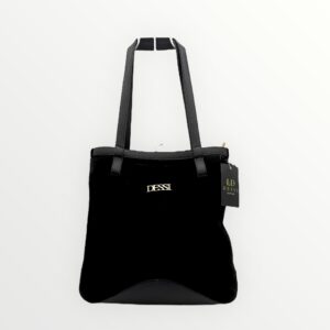 Lux By Dessi válltáska - 924 fekete bőr