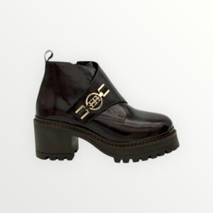 Alternative view of Lux By Dessi magassarkú bokacsizma - Megan10/oro csokibarna lakk