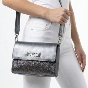 Lux by Dessi Oldaltáska 910 metál kék brokát