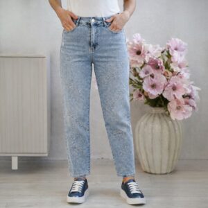 Lux By Dessi nadrág - farmer ezüst kövekkel