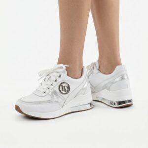 Lux By Dessi sneaker - 978/KA koptatott ezüst