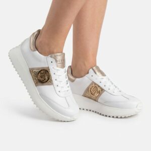 Lux by Dessi sneaker - Hanza23-108 onika fehér platina brokát