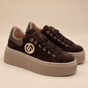Lux By Dessi sneaker - Hanza23-59/272 barna velúr